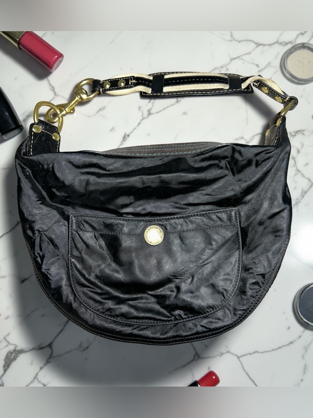 Y2K Coach Hampton Soho hobo shoulder bag Vintage 2002 /Classic Nylon Carryall